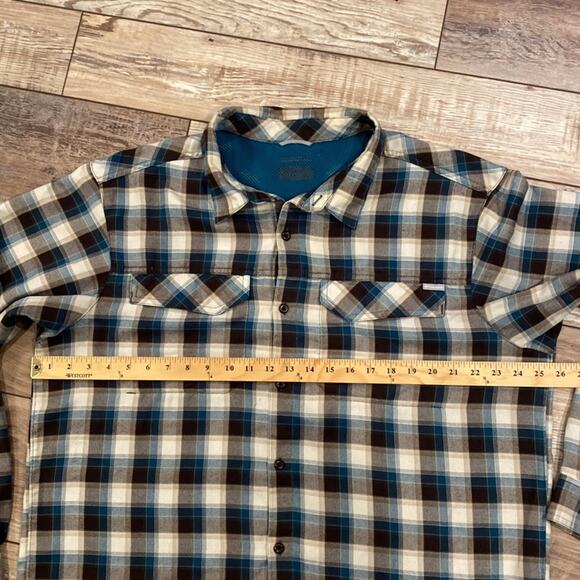 COLUMBIA Silver Ridge Plaid Button Down Shirt XXL - Picture 3 of 7